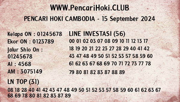 Prediksi Cambodia