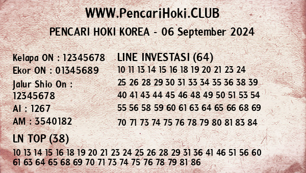 Prediksi Korea