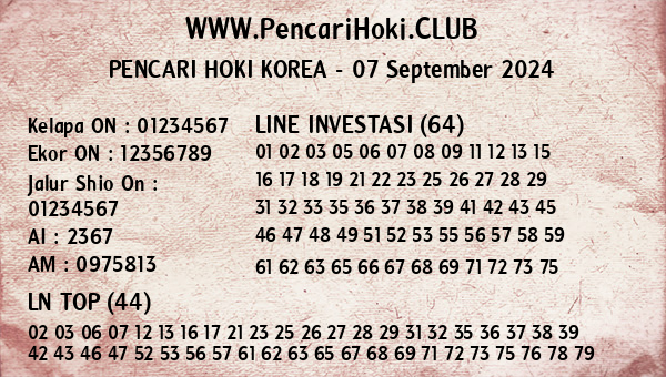 Prediksi Korea