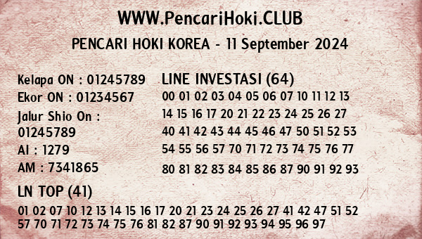 Prediksi Korea