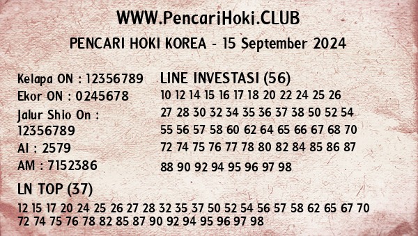 Prediksi Korea