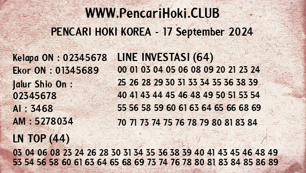 Prediksi Korea