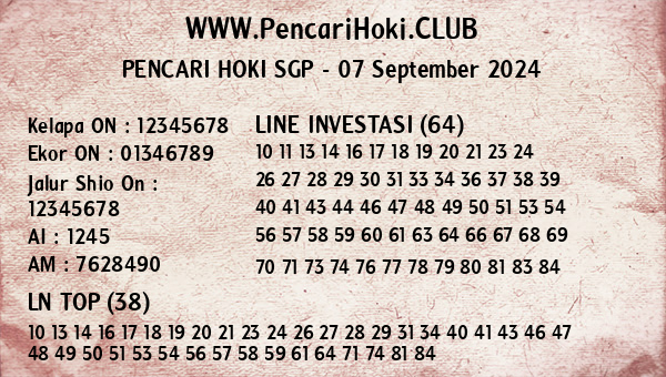 Prediksi SGP