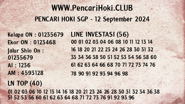 Prediksi SGP