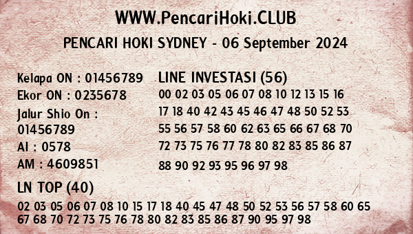 Prediksi Sydney