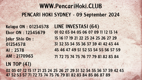 Prediksi Sydney