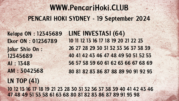 Prediksi Sydney